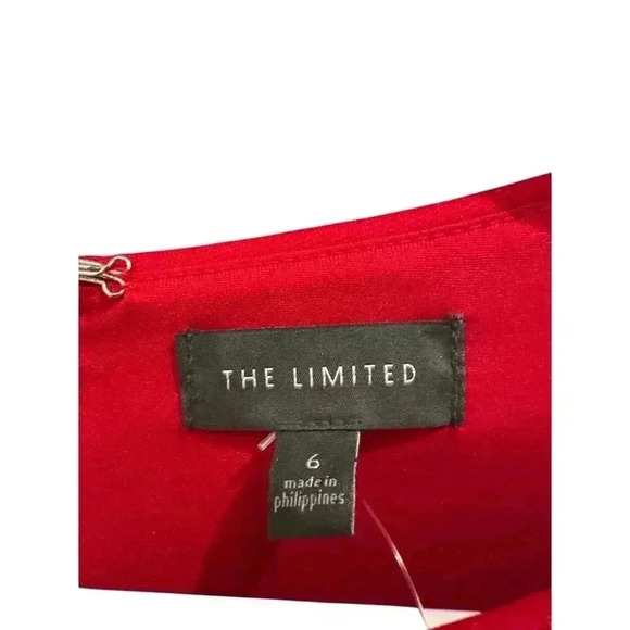 The Limited Classic Red, Valentines’s Knee Length, Sheath Dress Size 6, NWT - Picture 4 of 9